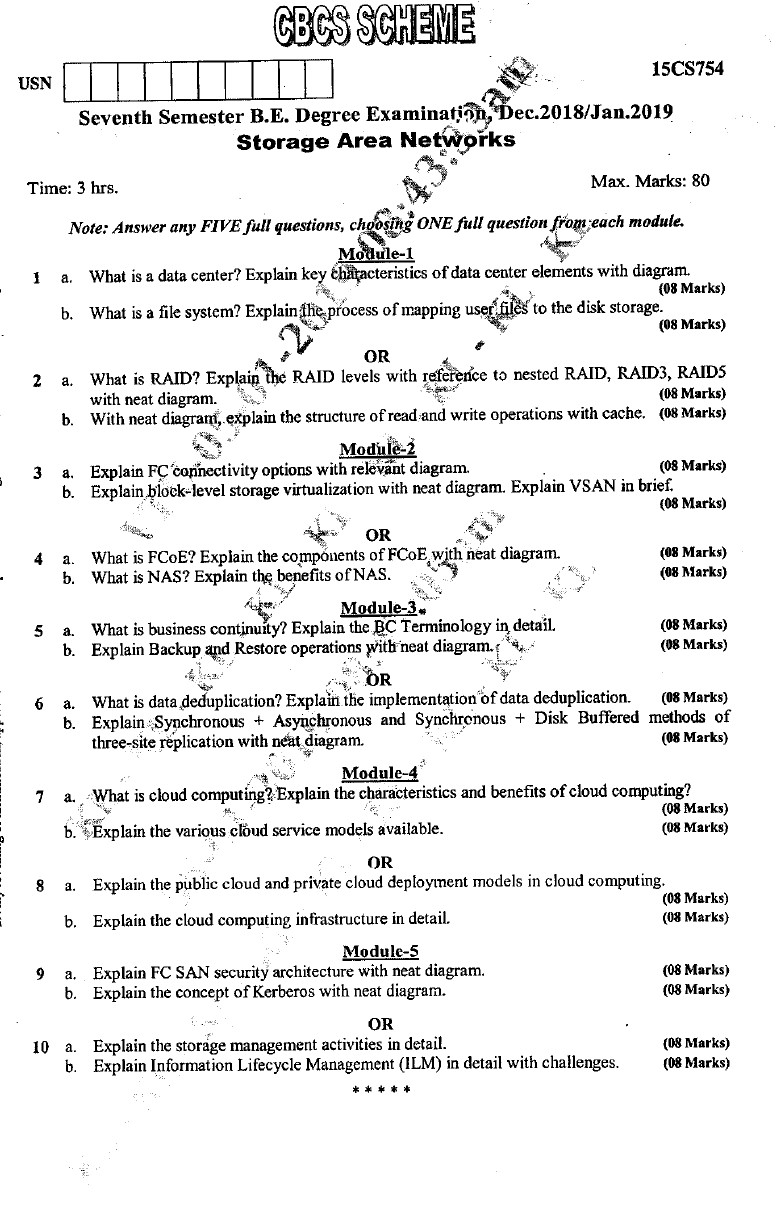 Visvesvaraya Technological University B.E. COMPUTER SCIENCE (CBCS