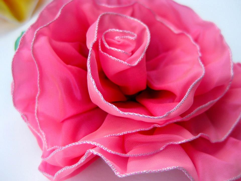 pinkflamingo61 Handmade silk flowers millinery ribbons