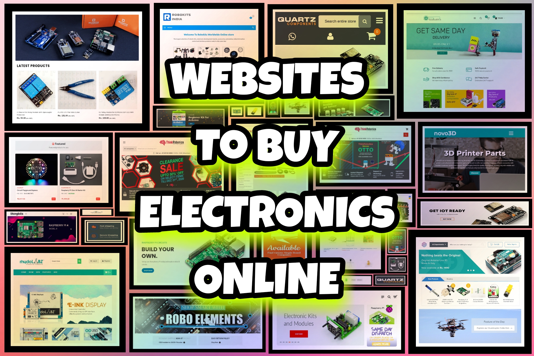LIST OF ONLINE DIY STORES Pranav s Lab LIST OF ONLINE DIY STORES Pranav s Lab