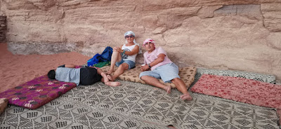Nuestro hotel en Wadi Rum.