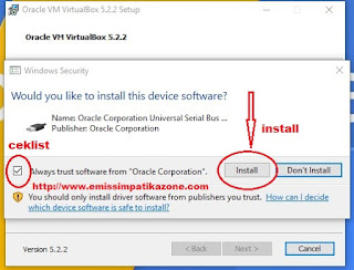 Cara Install Virtual Box Untuk UNBK