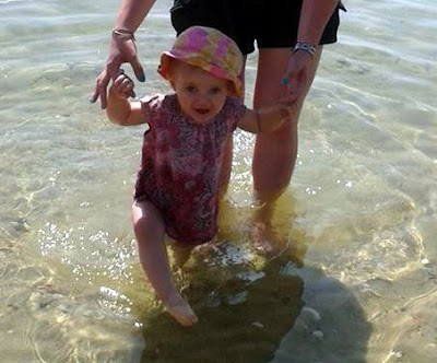 Single Mother Ahoy Toddler first time in sea