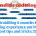 HindiDroidBlog 6 Months Ka Blogging Experience aur Blogger/Blogspot tips and Tricks 2019
