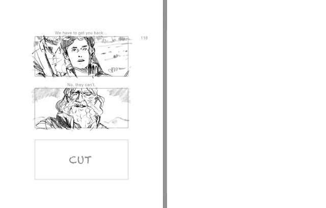 Kip and the Ice Man #storyboard