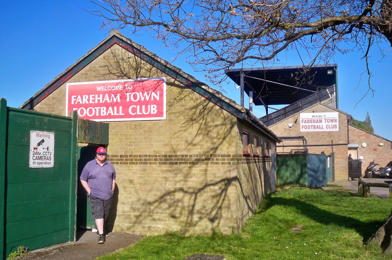 Football Grounds visited by Richard Bysouth Fareham Town F.C
