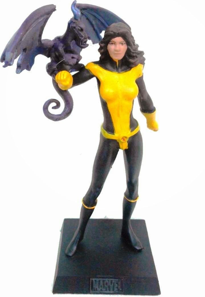 The Marvel Classic Figurines Collection Shadowcat (Lince Negra) & Lockheed