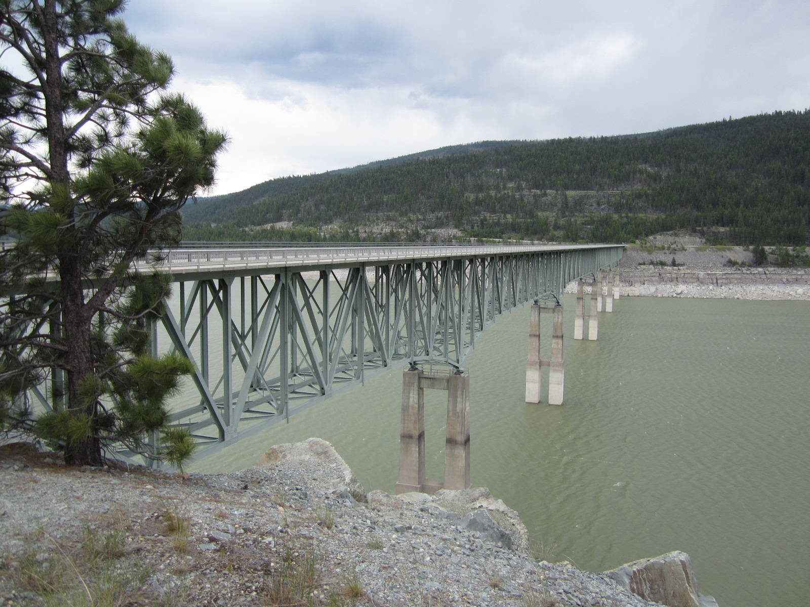 2011 Columbia River Canoe Brigade Bridge Over Lake Koocanusa