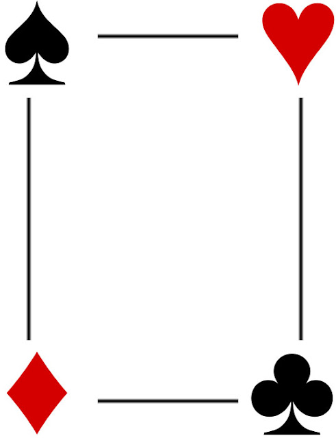 Bordes Decorativos: Bordes decorativos de cartas de Poker 