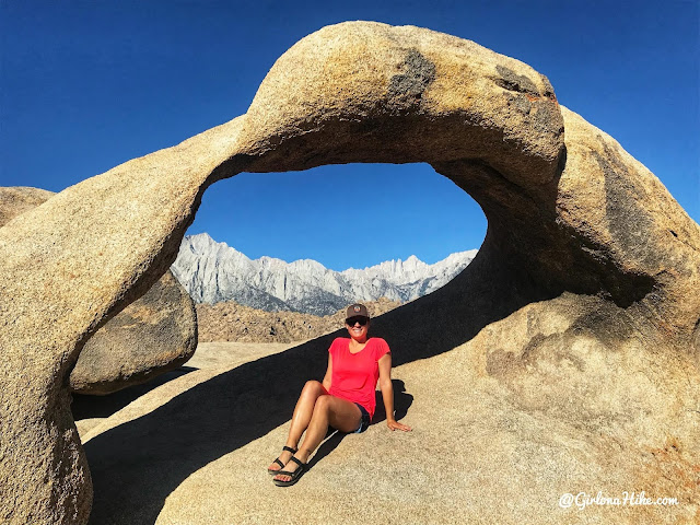 Hike to Mobius Arch, Alabama Hills, California