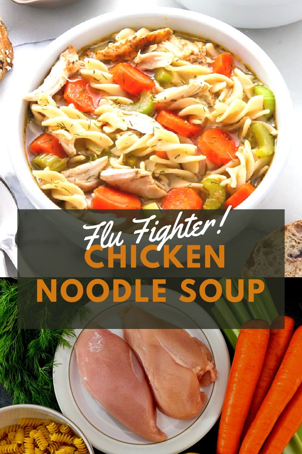“Flu Fighter” Chicken Noodle Soup Best Recipe