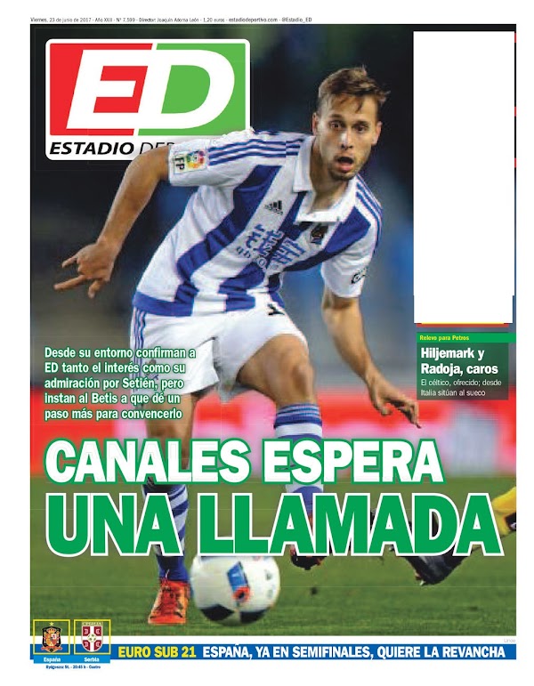 Betis, Estadio Deportivo: "Canales espera una llamada"