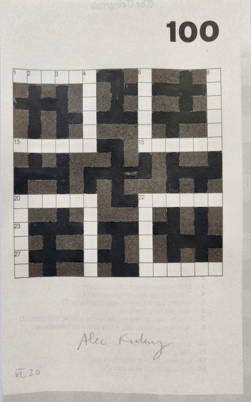 Day of Access crossword drawings
