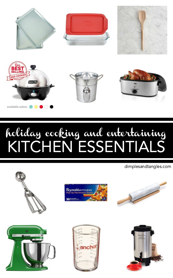 HOLIDAY COOKING AND ENTERTAINING KITCHEN ESSENTIALS