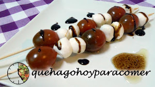 Brochetas De Mozarella Y Tomate
