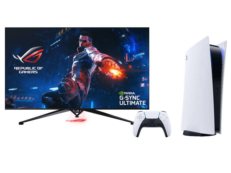 Get A Free Sony Playstation 5 When You Buy An Asus Rog Swift Pg65Uq 4K  120Hz Monitor!