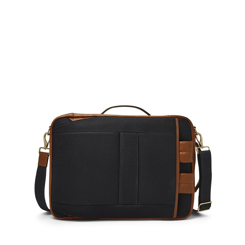 Fossil Buckner Convertible Backpack Cognac Fossil Centre
