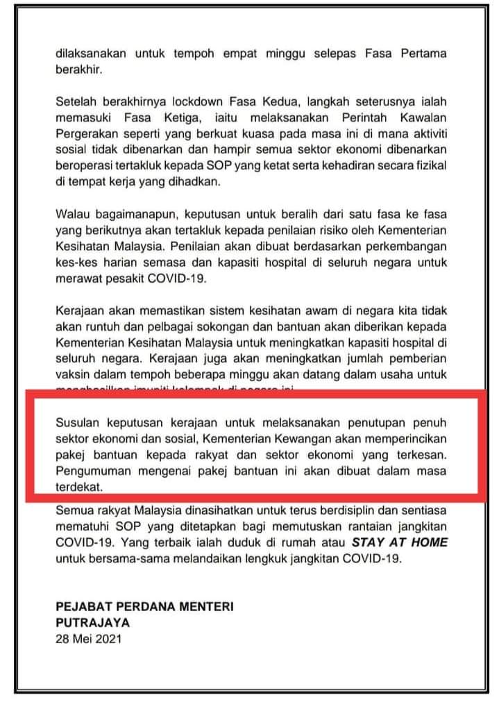 Sektor ekonomi yang dibenarkan beroperasi semasa lockdown