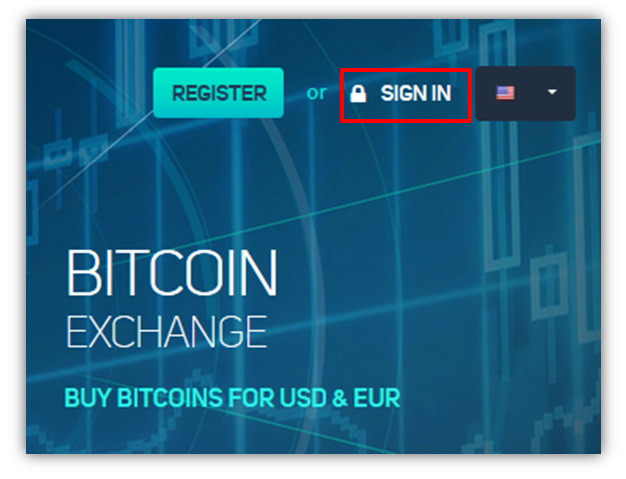 bitcoin exchange login