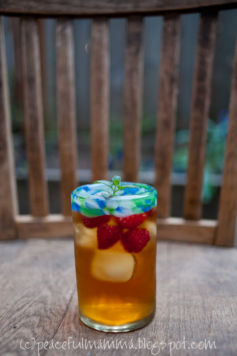 Peaceful Mamma Red Raspberry Leaf Tea Mocktail