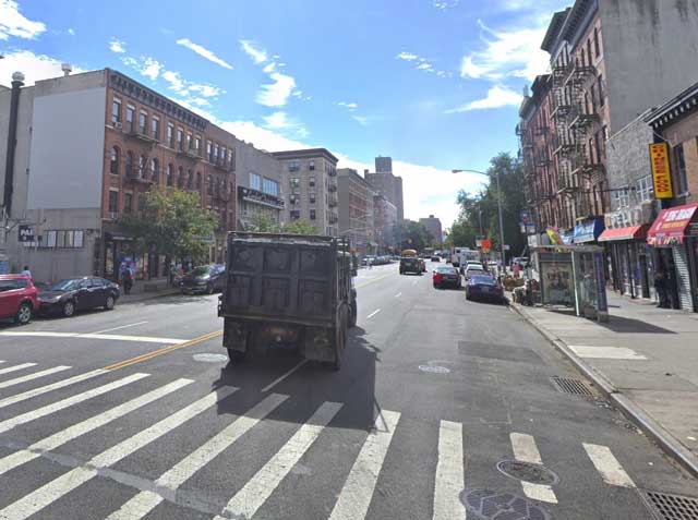Eighth Avenue at 155th Street, NYC, looking south, randommusings.filminspector.com