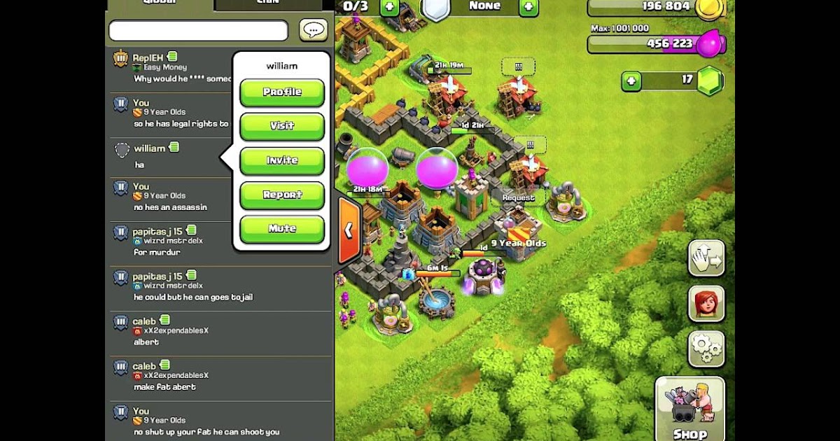 GamerTech Global chat will be removed on next update of coc
