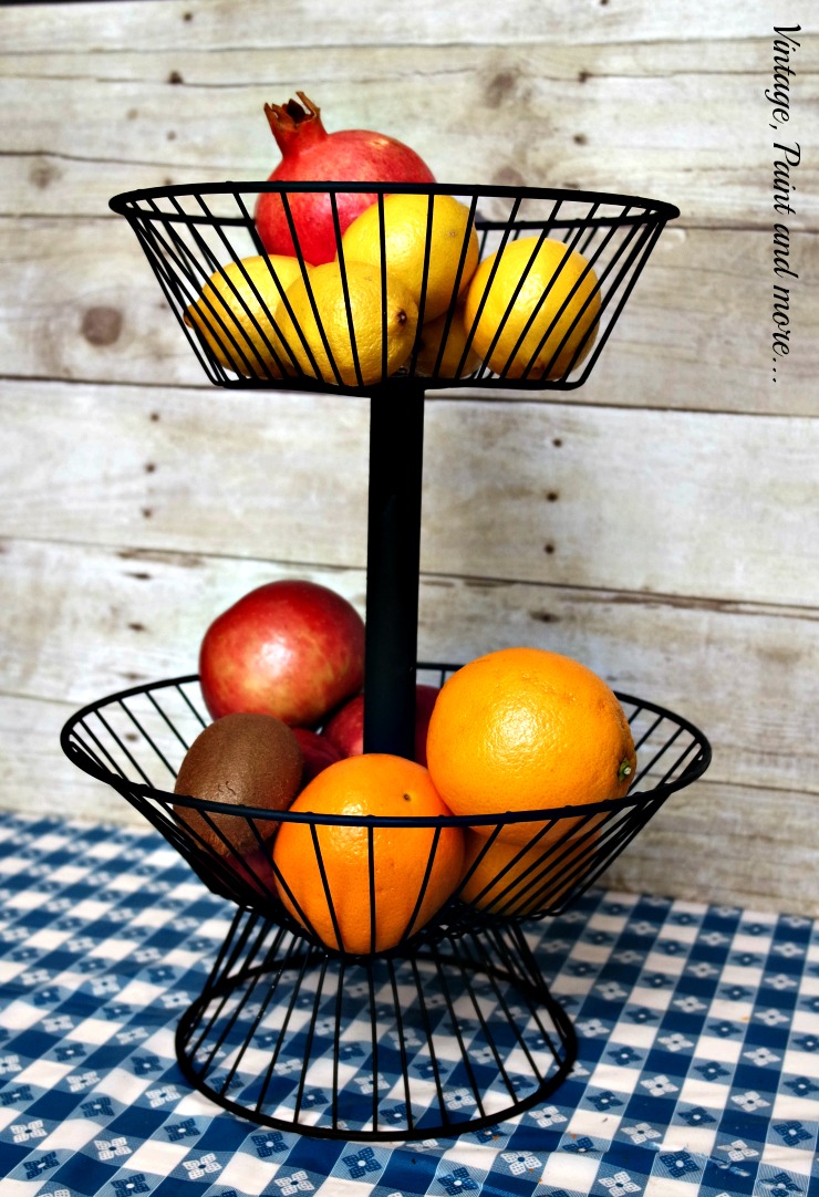 Two Tier DIY Wire Basket Vintage, Paint and more...