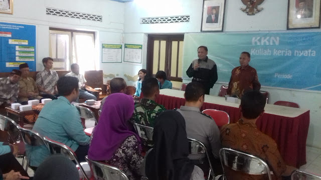 Penerimaan Mahasiswa KKN di Desa Kuncen