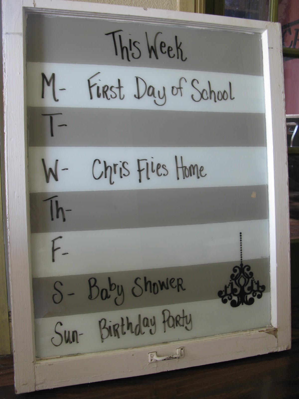 dry erase marker, calendar, old, window