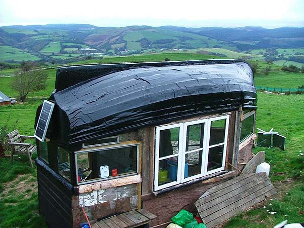 Lloyd’s Blog: Boat Roofed Shed in Wales