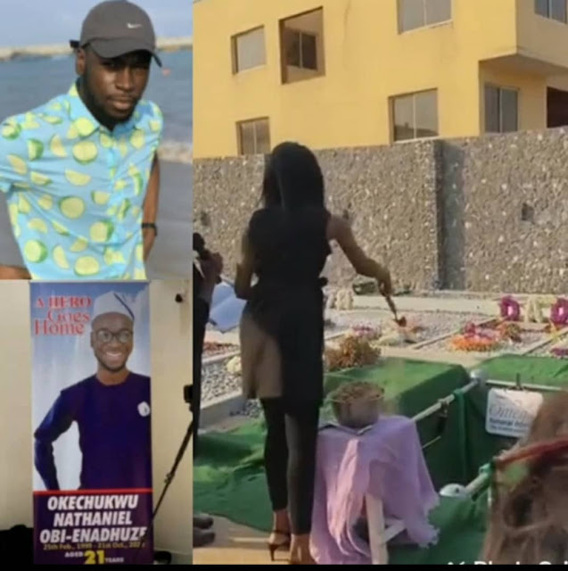 "EndSARS protester, Oke, who was shot dead in Lagos 3 hours after tweeting "Nigeria will not end me", has been buried"