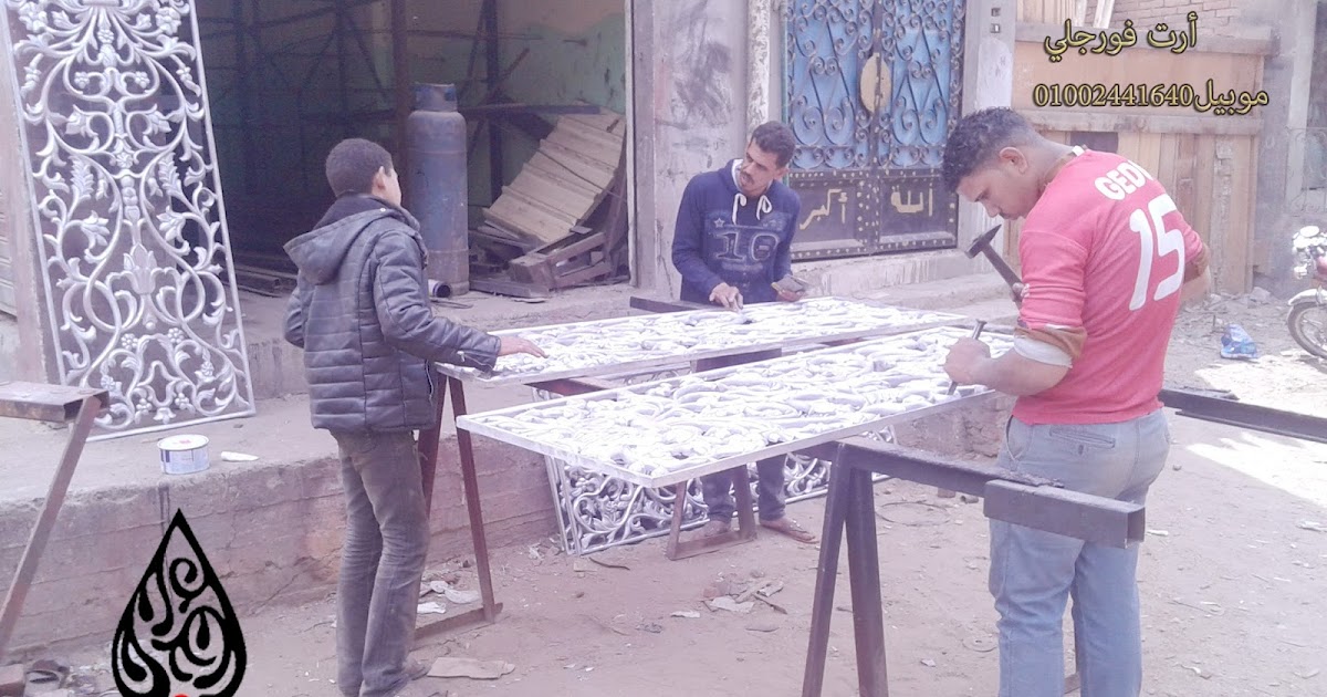 صور ابواب حديد خارجية بوابات فلل و قصور حديد