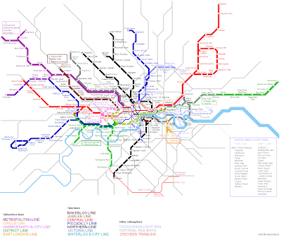 London Train Map Pictures