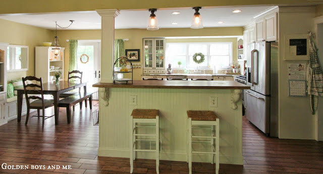 DIY Kitchen Island made from BILLY bookcases