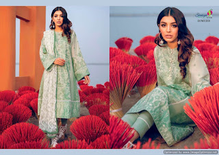 Saniya Trendz Luxury lawn vol 21 Pakistani Suits