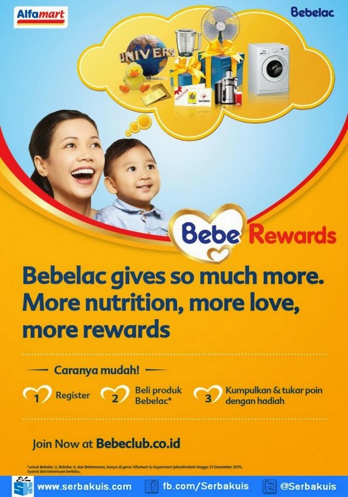 Promo Bebe Rewards Berhadiah Extract Juicer Oxone, dll