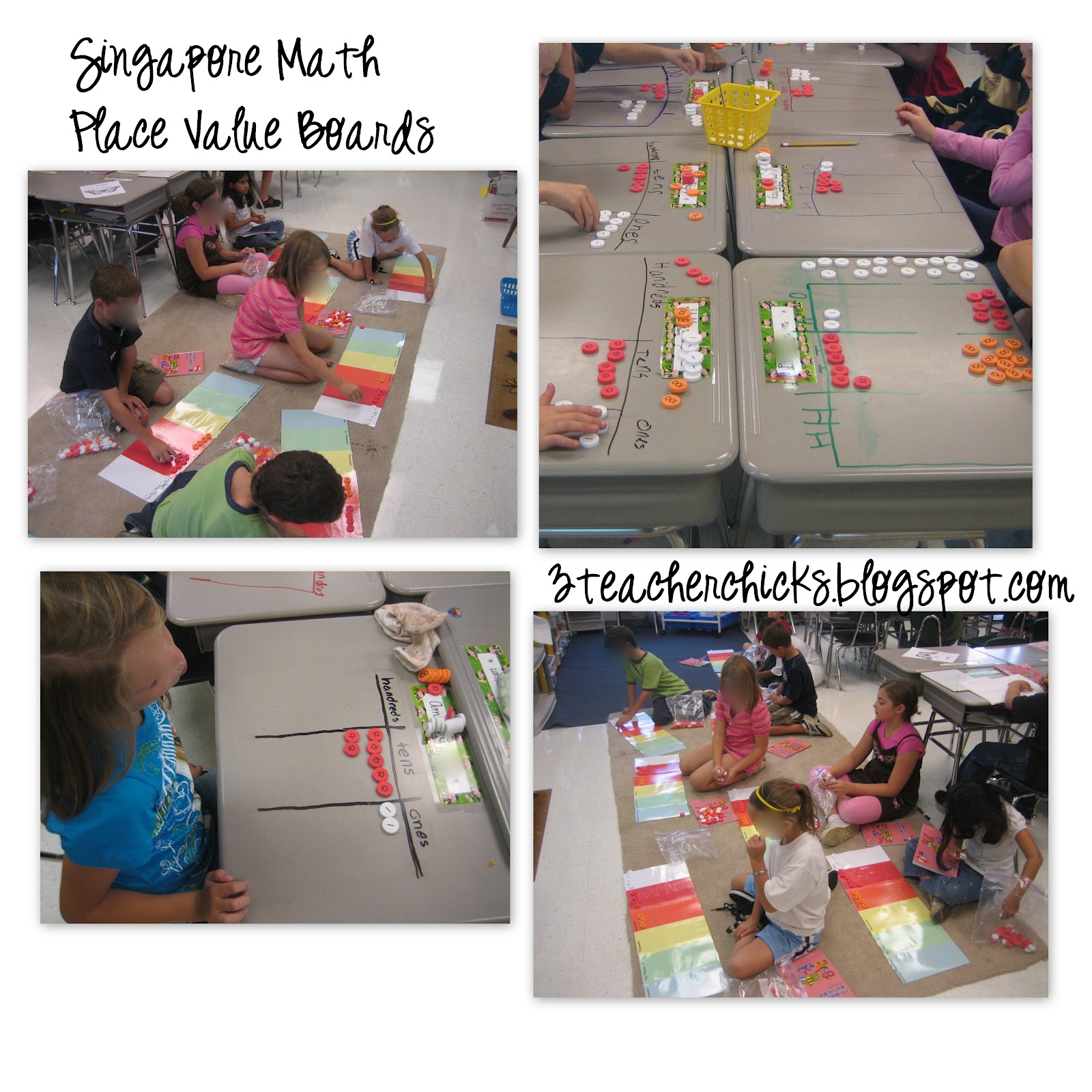 3 Teacher Chicks: Singapore Math Tutorial Freebie