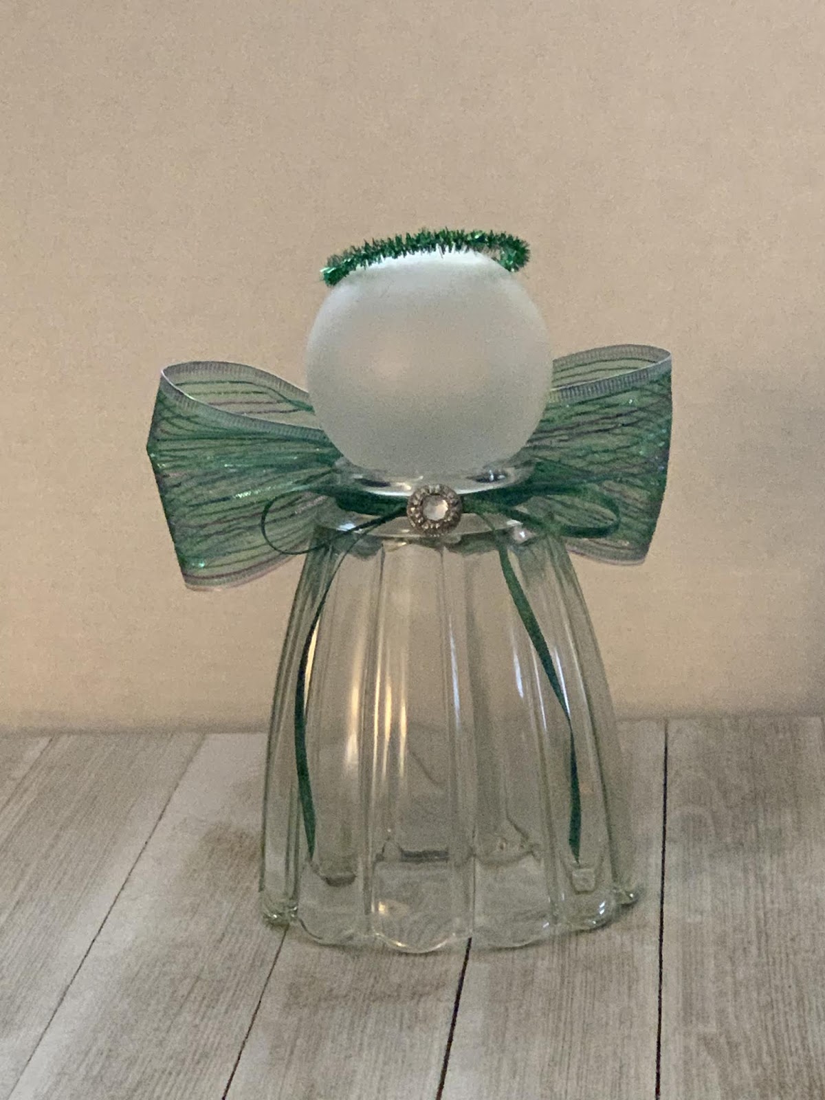 LilacsNDreams: Glass Angel Home Decor Repurposed Upcycled Restyled Handmade