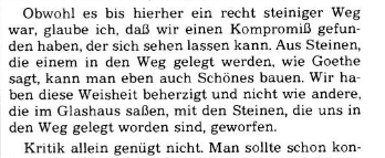 Zitatforschung Auch Aus Steinen Die Einem In Den Weg