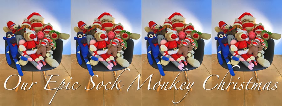 Our Epic Sock Monkey Christmas