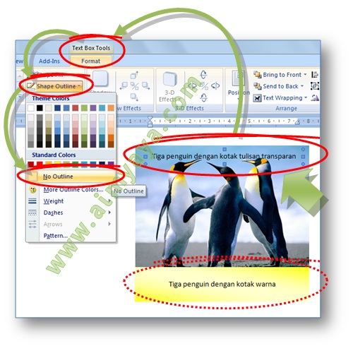 Cara Menambah Teks/Tulisan ke Gambar atau Foto di Microsoft Word