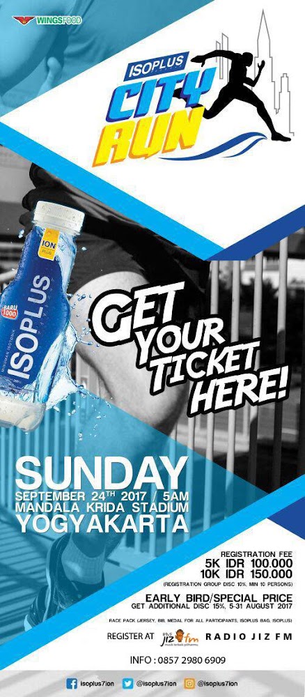 Isoplus City Run - Yogyakarta • 2017 Isoplus City Run - Yogyakarta • 2017