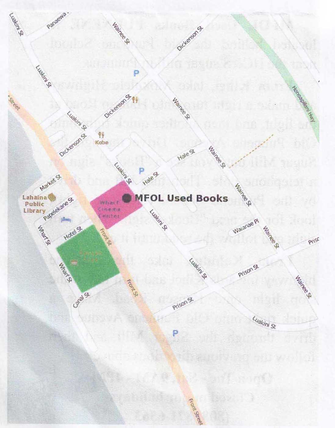 Maui Jungalow: New Friends of the Library Bookstore in Lahaina