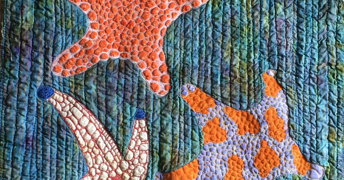 Applique Addict: Furlough day 12 Starfish