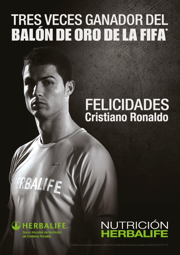 Cristiano Ronaldo ganador, del Balón de Oro 2014