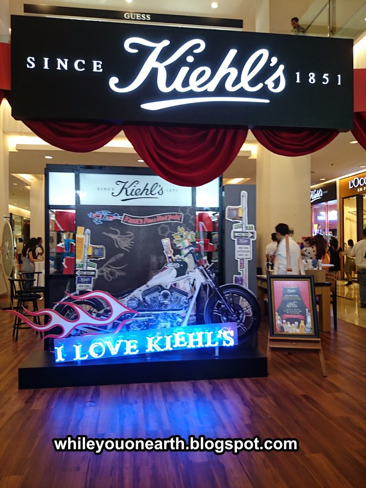 While you on earth.. Kiehl's Boutique Emporium Pluit Mall Grand Opening