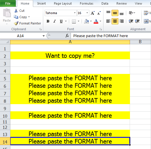 Trick To Copy With “Format Painter” With A Single Click But Unlimited