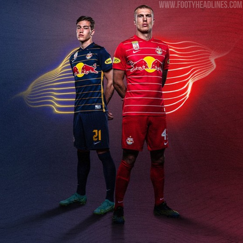 ella es Estoy orgulloso Igualmente Red Bull Salzburg 21-22 Home & Away Kits Released - Footy Headlines