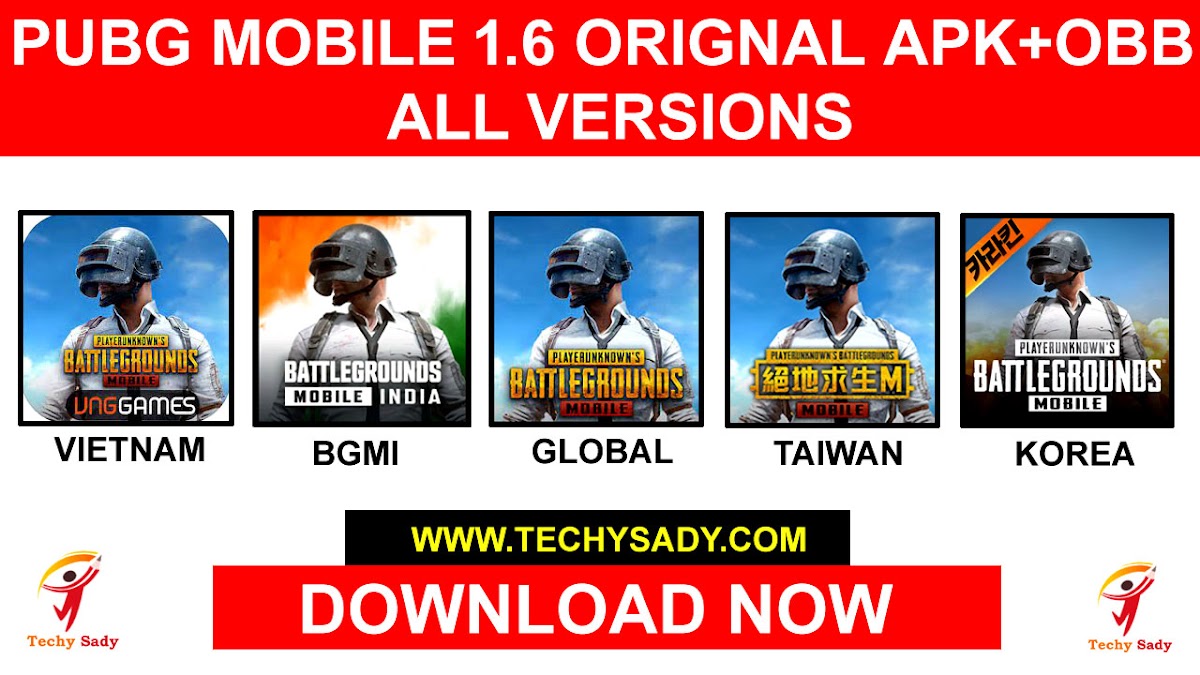 Pubg Mobile 1 6 All Version Apk Obb Download Now Update Apk 1 6