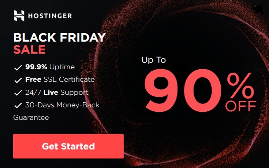 Hostinger Black Friday sale up to 90% OFF starts on 15th ...