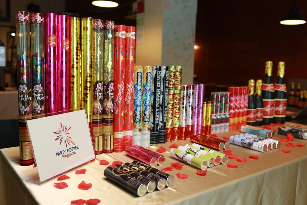 The launch of Party Popper Singapore